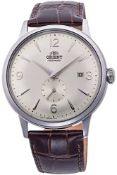 RRP £181.85 Orient Mens Analogue Automatic Watch with Leather Strap RA-AP0003S10B