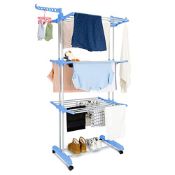 RRP £33.49 QKKQ Airer Clothes Drying Rack with Sock Dryer