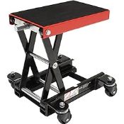 RRP £122.82 Black Pro Range B5399 Moveable Motorcycle Scissor Lift