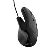 RRP £22.07 shoplease Silent Wired Vertical Mouse