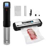 RRP £166.36 INKBIRD WiFi Sous-Vide Cooker & Vacuum Sealer with