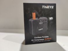 RRP £40.19 ThiEYE Tyre Inflator Portable Air Compressor 120 PSI