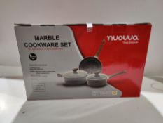 RRP £44.65 Non Stick Pots and Pans Set Induction Hob Pots