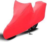 RRP £43.36 SLanguage Indoor Motorcycle Cover Velvet Stretch Elastic Covers for Motorbikes