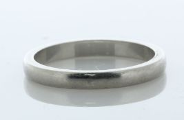 Platinum 2.5mm Wedding Band - Valued By AGI £950.00 - Platinum 2.5mm Court Wedding Band. Ring size