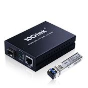 RRP £29.01 Gigabit Ethernet Single-mode LC Fiber Media Converter