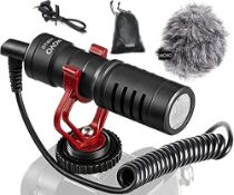 RRP £33.62 Movo VXR10 Universal Video Microphone with Shock Mount