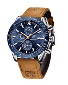 RRP £40.79 BY BENYAR Mens Watch Chronograph Watches Men Date Analog