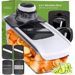 RRP £20.93 6-in-1 Mandoline Vegetable Slicer Spiralizer