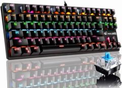 RRP £26.79 LexonElec ZIYOULANG Mechanical Gaming Keyboard 87 Keys
