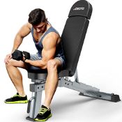 RRP £256.82 JOROTO MD80 Adjustable Weight Bench