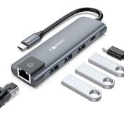 RRP £26.79 VEMONT USB C Hub