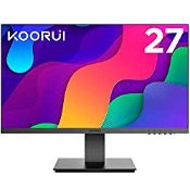 RRP £113.39 KOORUI 27 Inch FHD Monitor