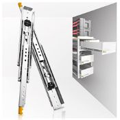 RRP £206.55 SHUHANG Heavy Duty Drawer Runners With Lock 220kg Load