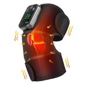 RRP £37.95 Cordless Heated Knee Massager Heating Shoulder Support Brace Wrap with Massage