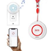 RRP £36.84 SINGCALL Tuya Wifi Smart Elderly Alarm Call Button