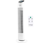 RRP £39.07 nuovva Electric Quiet Tower Fan Energy Efficient