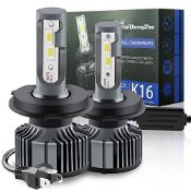 RRP £14.78 KaiDengZhe H4 9003 HB2 Led Headlight Bulb Conversion