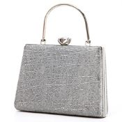 RRP £20.10 Zarfmiya Women Sparkly Clutch Purse Purses Shoulder