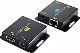 RRP £27.90 HDMI Extender Over Cat5e/6/7-196ft/60m Padwa Lifestyle