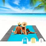 RRP £17.85 NABIYE Beach Blanket Waterproof Sandproof