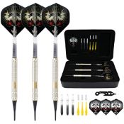 RRP £25.46 CUESOUL 16 Grams Deluxe Soft Tip Darts Set with Luxury