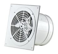 RRP £62.04 200mm / 8'' White Metal Axial Silent Extractor Fan