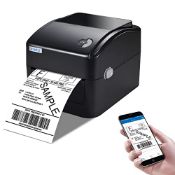 RRP £111.65 vretti Thermal Bluetooth Label Printer Bluetooth Shipping Label Printer