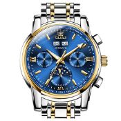 RRP £142.94 OLEVS Automatic Watches for Men Slef-Wind Mechanical