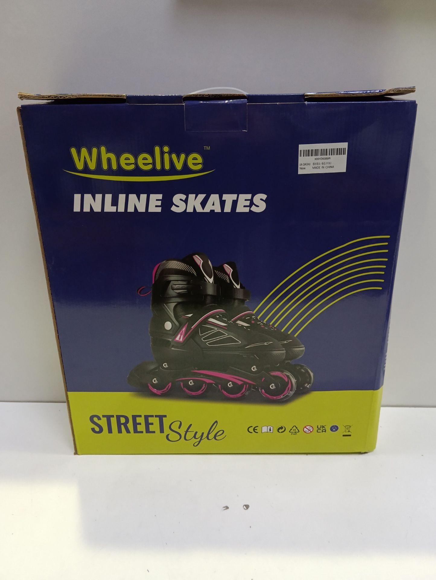 RRP £57.82 Wheelive Adjustable Inline Skates for Kids and Adults - Image 2 of 2