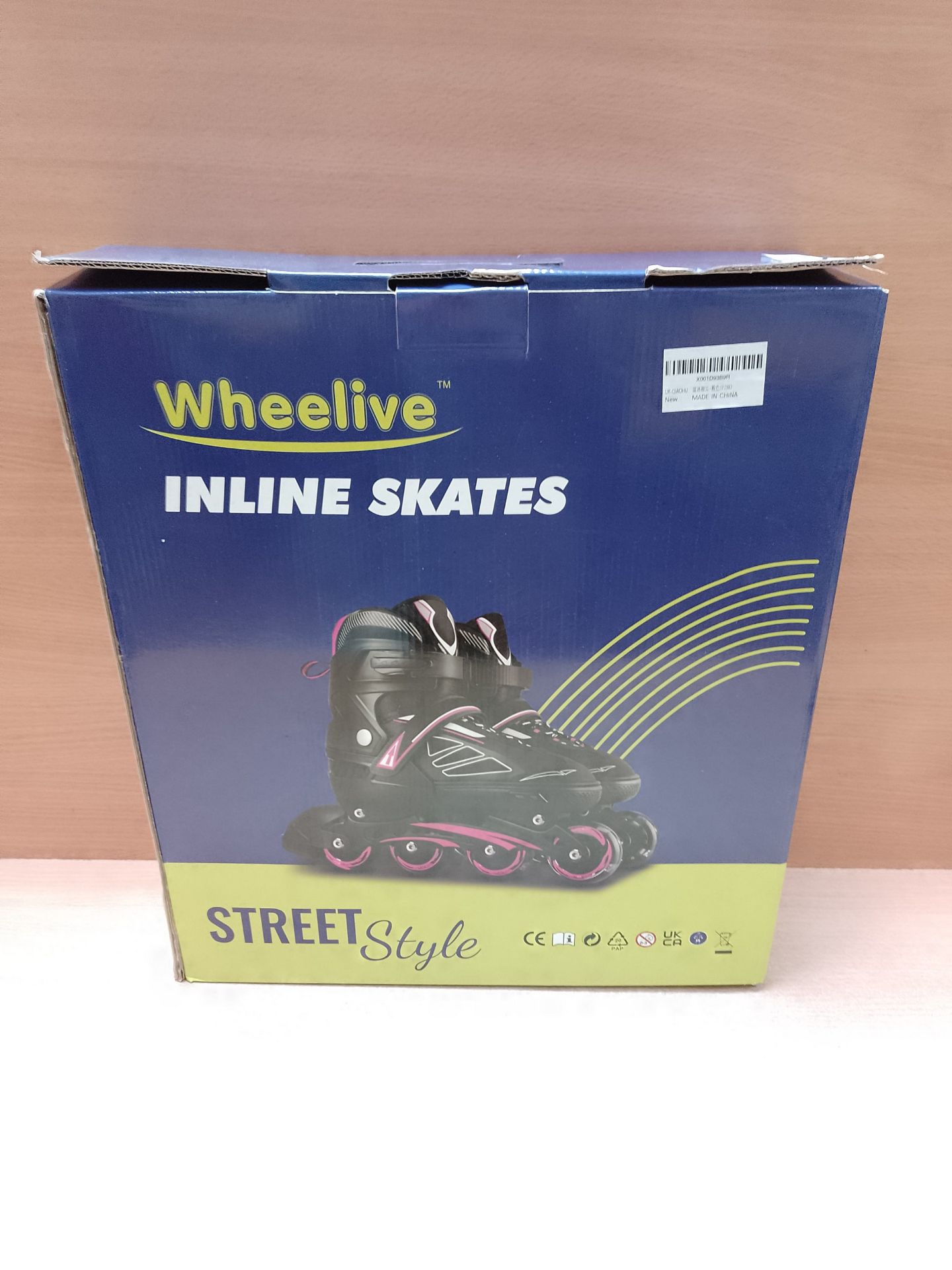 RRP £57.82 Wheelive Adjustable Inline Skates for Kids and Adults - Image 2 of 2