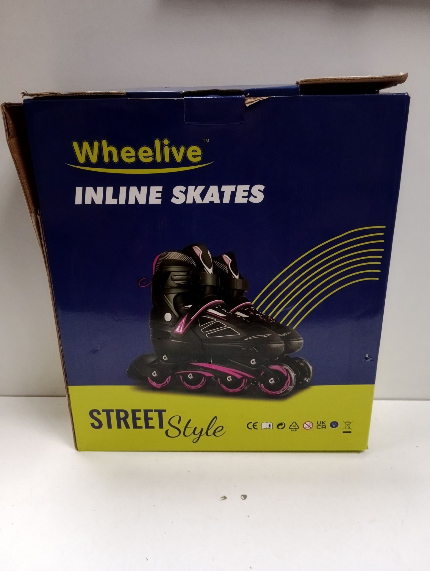 RRP £57.82 Wheelive Adjustable Inline Skates for Kids and Adults - Image 2 of 2