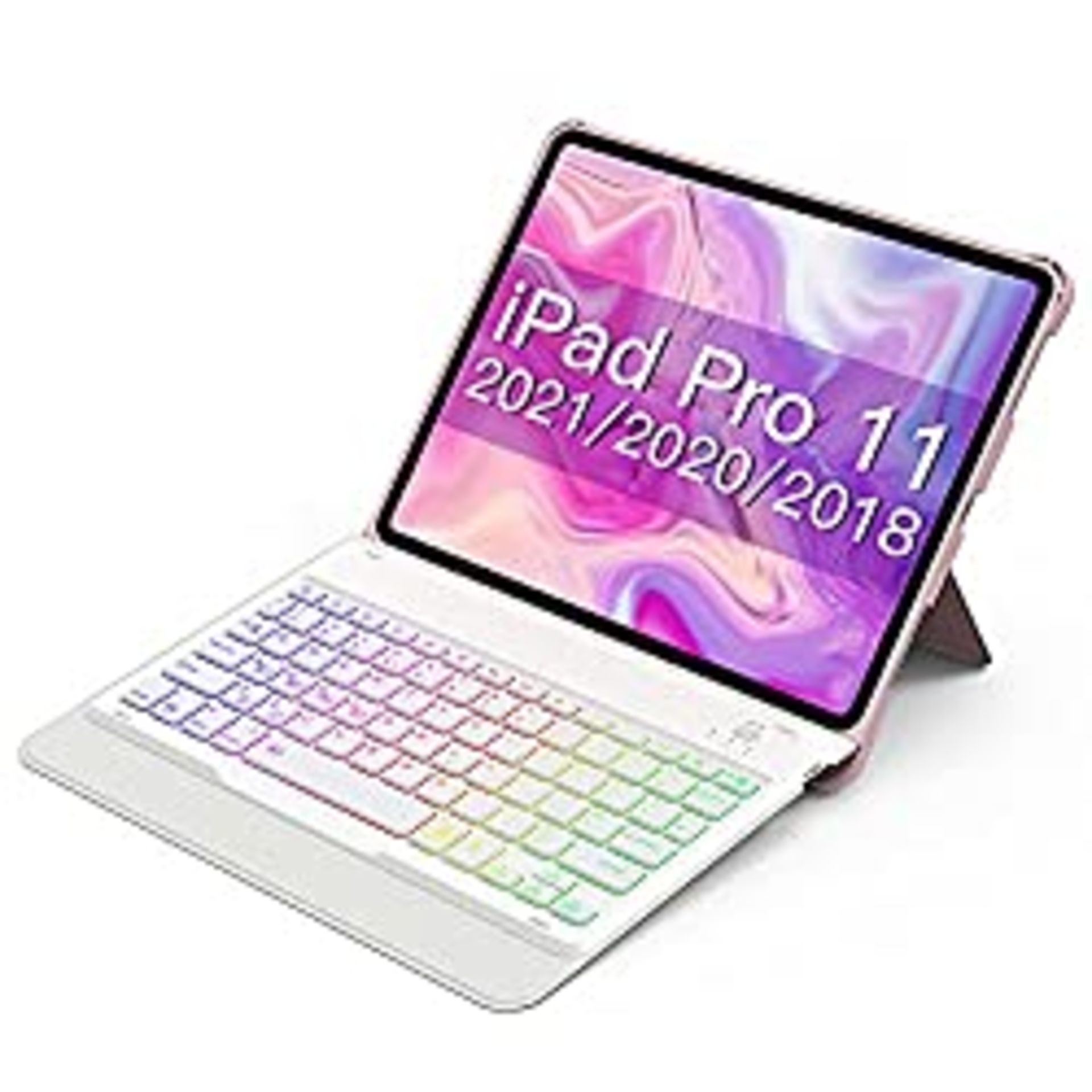 RRP £40.19 Inateck iPad Pro 11 2021/2020/2018 Backlit Keyboard Case