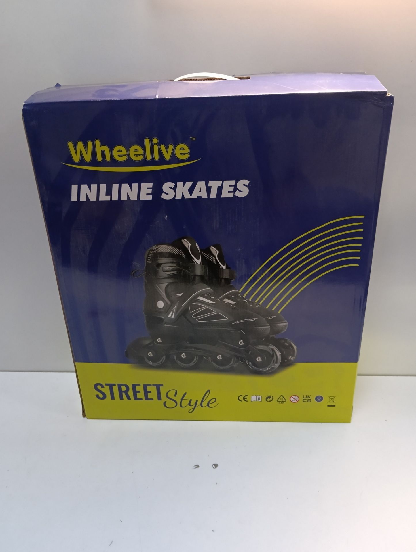 RRP £57.82 Wheelive Adjustable Inline Skates for Kids and Adults - Image 2 of 2