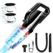 RRP £37.95 SOPPY Cordless Handheld Vacuum Cleaner - Mini Car Hoover with LED