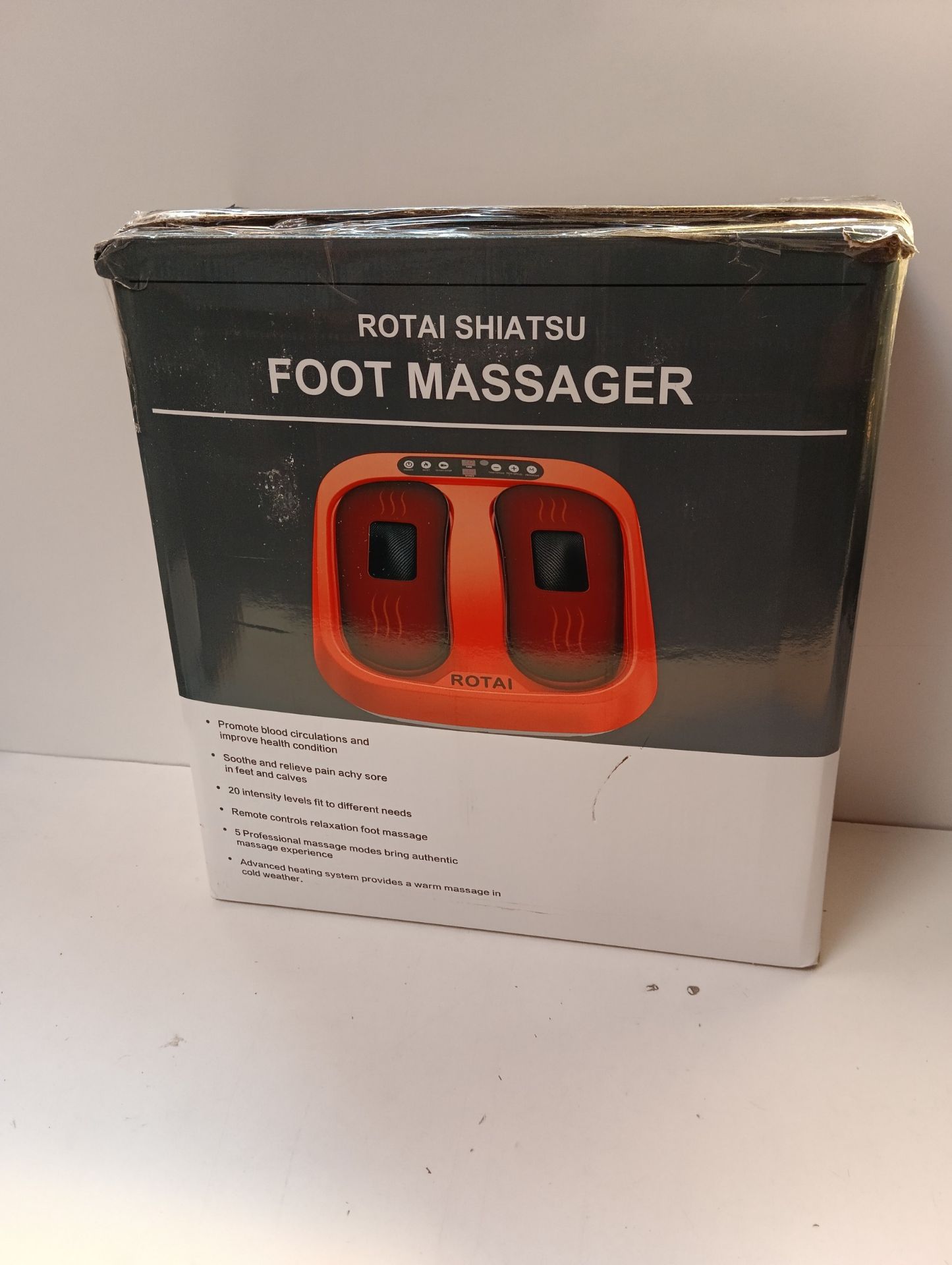 RRP £89.32 ROTAI Foot Massager with Heat Shiatsu Vibration Multi - Image 2 of 2