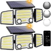 RRP £42.87 SIDSYS Solar Outdoor Motion Sensors Lights