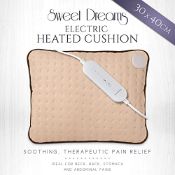 RRP £47.96 Sweet Dreams Heated Cushion Pillow Heat Pad