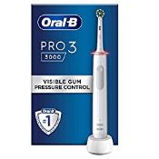 RRP £49.67 Oral-B Pro 3 Electric Toothbrush with Smart Pressure Sensor