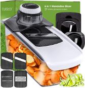 RRP £20.93 6-in-1 Mandoline Vegetable Slicer Spiralizer