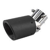 RRP £46.75 Leinggg hzt839 Exhaust Tips Muffler - Carbon Fiber Car Exhaust Tail End Pipe