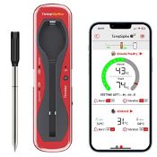 RRP £84.47 ThermoPro TempSpike Truly Wireless Meat Thermometer up to 150M Remote Range