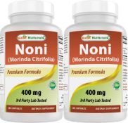RRP £26.10 Best Naturals Noni 400 mg 240 Capsules (240 Count (Pack of 2))