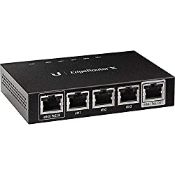 RRP £50.71 UBIQUITI ER-X Networks EdgeRouter X 5 Ports Gigabit LAN/WAN Router, Black
