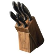 RRP £55.82 Sabatier Original 5 Piece Knife Block Set with High