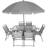 RRP £311.55 6 or 4 seater garden furniture set. Outdoor patio sets Total RRP £311.55