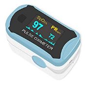 RRP £12.33 Easy@Home Fingertip Pulse Oximeter SpO2 Blood Oxygen