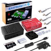 RRP £167.49 GeeekPi Raspberry Pi 4 8GB Starter Kit - 64GB Edition