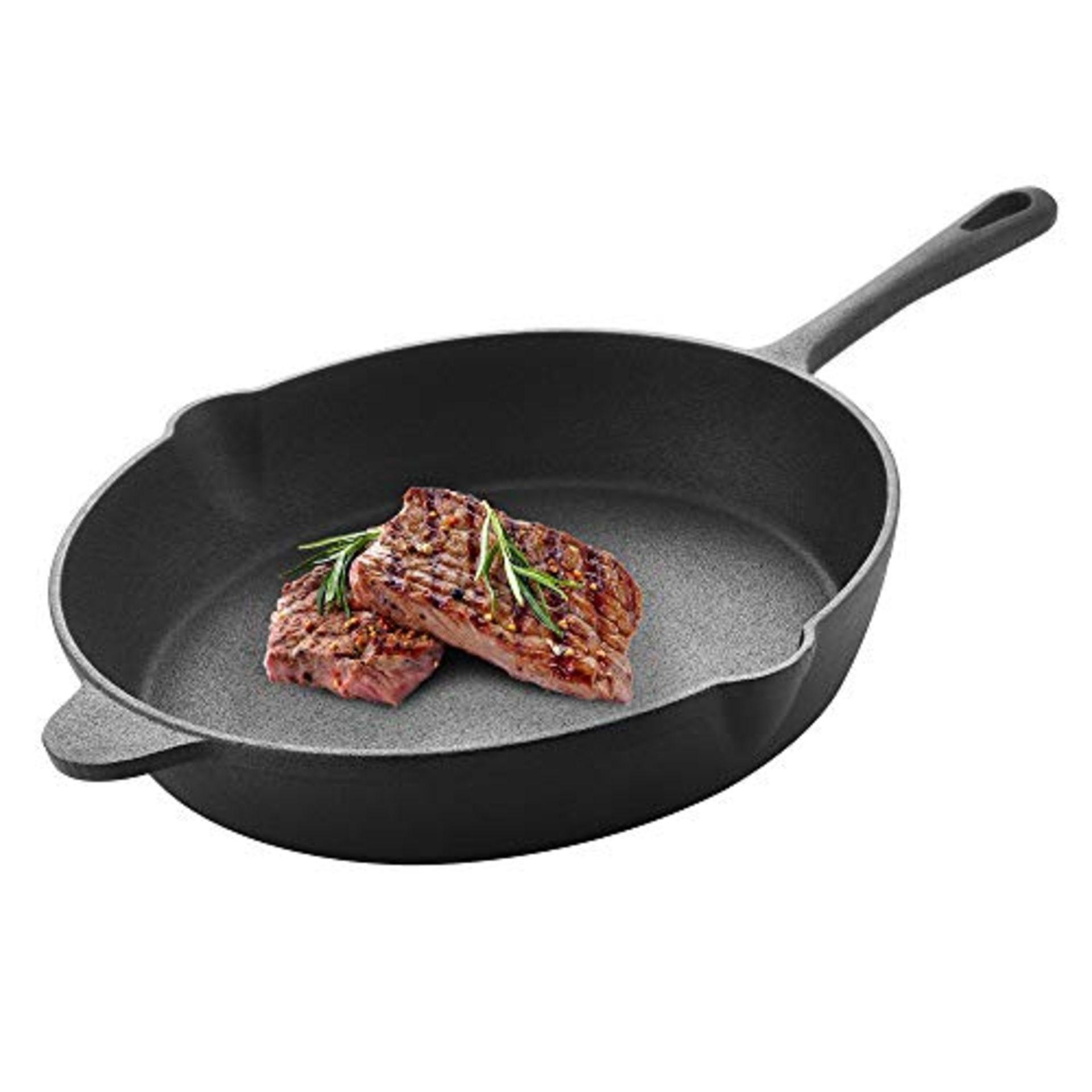 RRP £14.50 Velaze Pre-Seasoned Skillet Pan