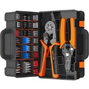 RRP £38.35 SOMELINE Crimping Tools Set with 24 Types of Ferrules